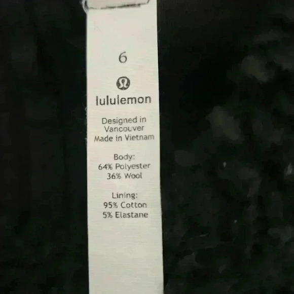 Lululemon Womens Black Wool Whenever Crew Sweater 6 - Picture 14 of 16